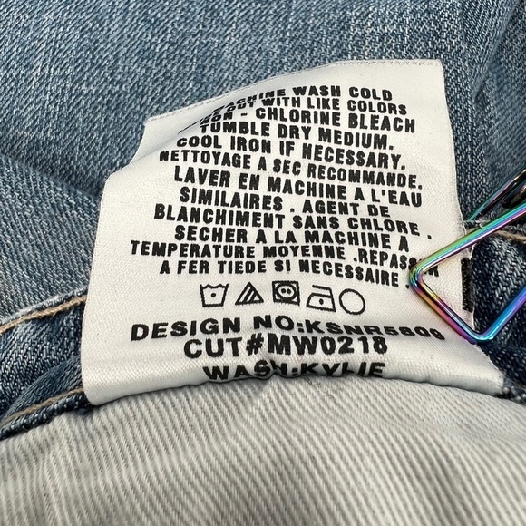 Joe's Jeans Provocateur Wide Leg Frayed Hem Ripped Jeans Size 24 Women’s - Picture 7 of 7